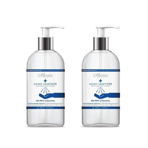 skinChemists Handdesinfektionsmittel 250 ml Doppel-Sparpackung