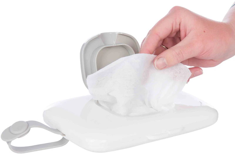 Caixa dispensadora de lenços de papel para viagem Dooky
