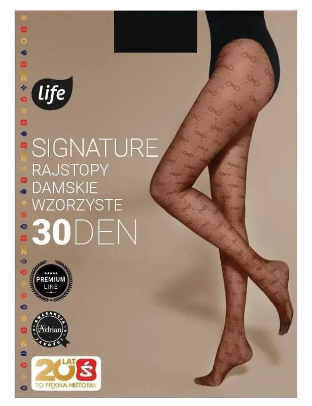 Life Rajstopy damskie Signature 30 Den Rozm. 3 Nero