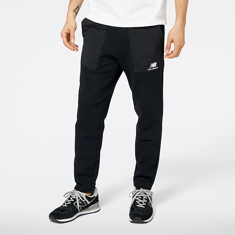 Pantalon polaire matelassé pour homme NB Athletics - NOIR