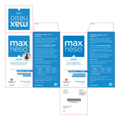 Magnesium-ravintolisä Magnesium Cardio 60 kapselia 60 kapselia