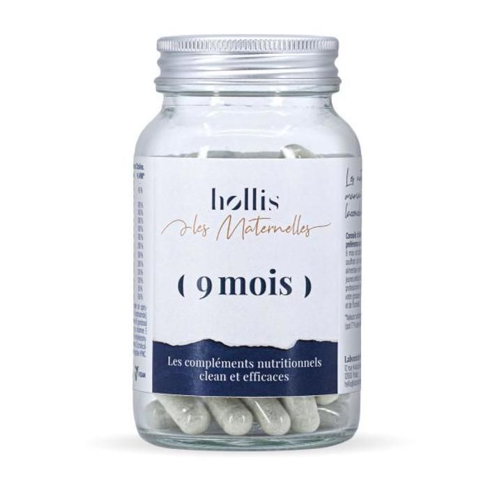 Complément alimentaire 9 mois Hollis - 90 gélules  COMPLEMENTS ALIMENTAIRES - AU FEMININ