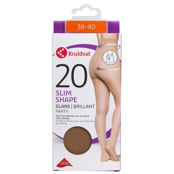 Kruidvat Slim Shape Gloss хулахопке од 20 ден, беж боје, величина 38-40