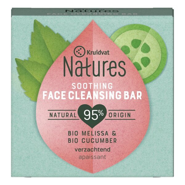 Čistiace mydlo na tvár Kruidvat Natures<br>65g
