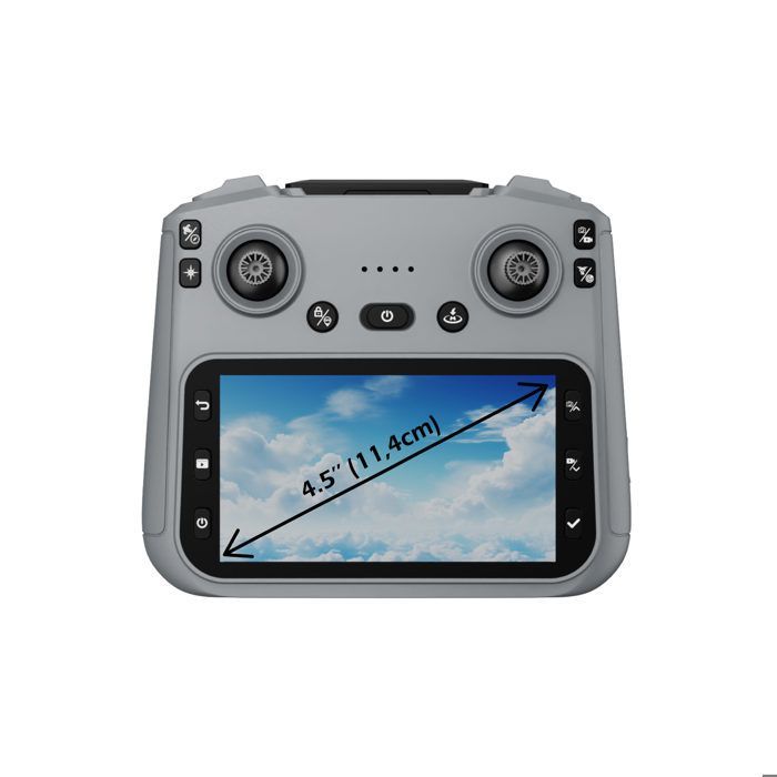 Drone con telecamera stabilizzata a 3 assi, sensore HD 8K a 360° e telecomando con schermo da 4,5