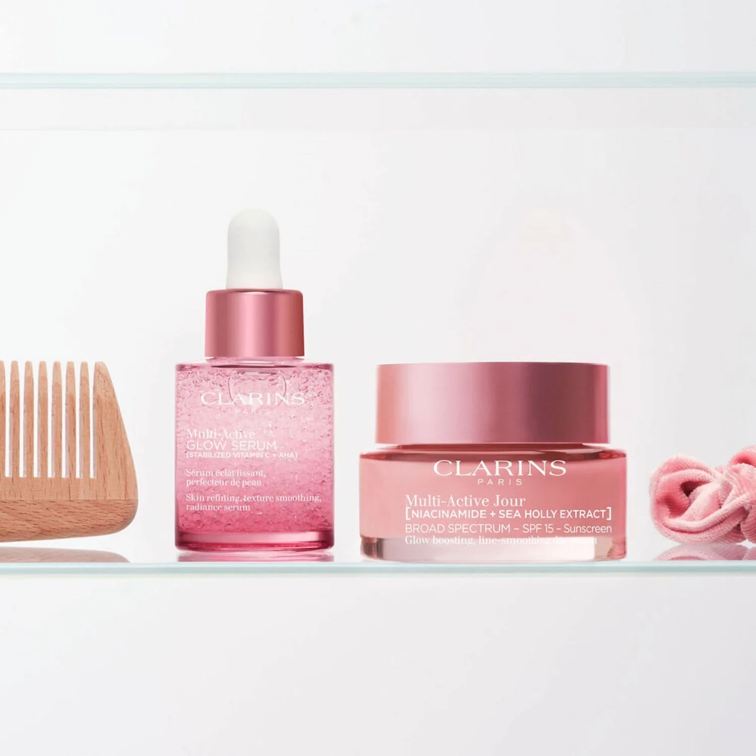 Multi-Active Glow Serum - Siero viso illuminante, Trattamento detossinante, Tratt.viso 24 ore idratante