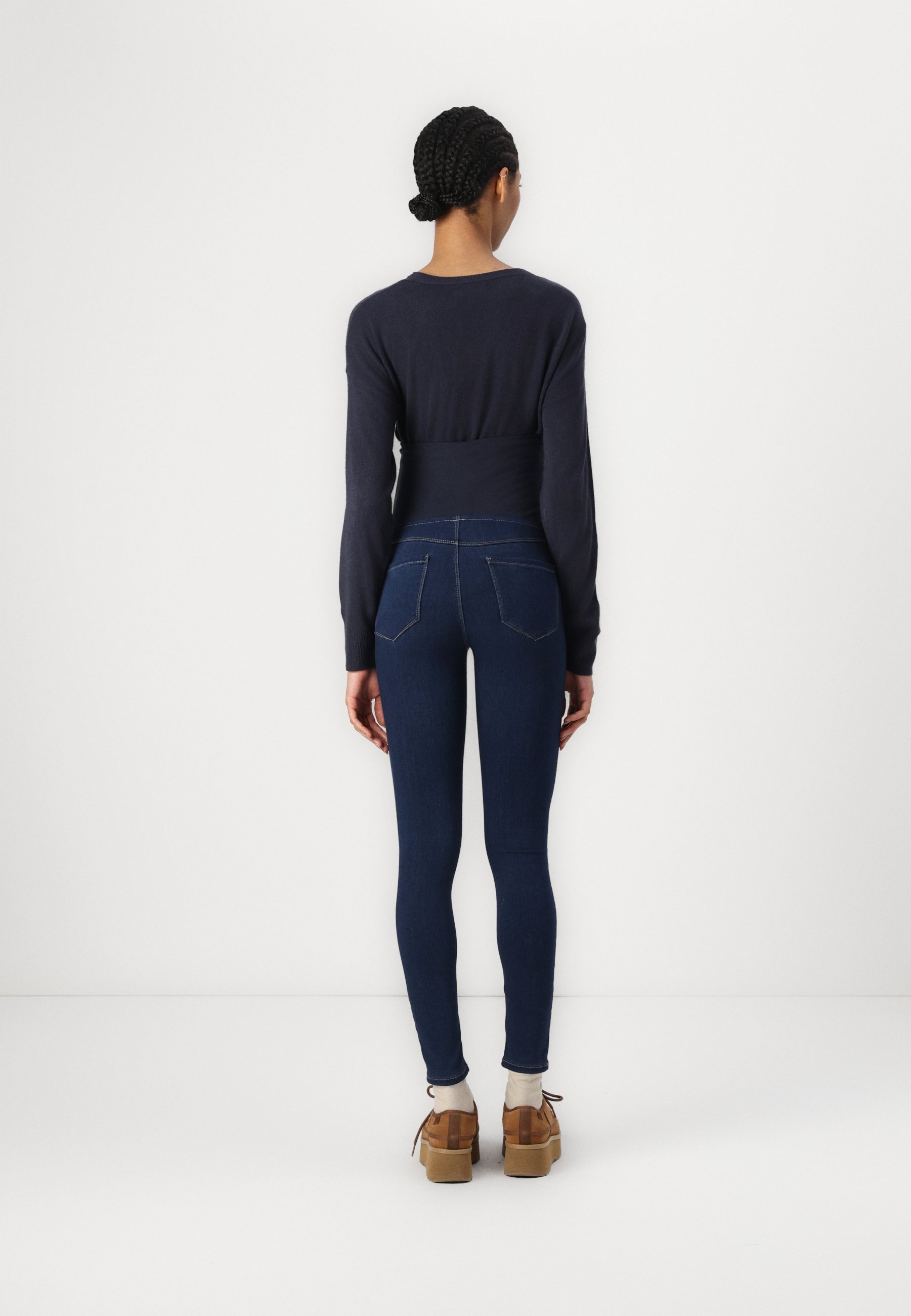ONLY MATERNITY OLMRAIN LIFE - Jeans Skinny Fit - blu scuro