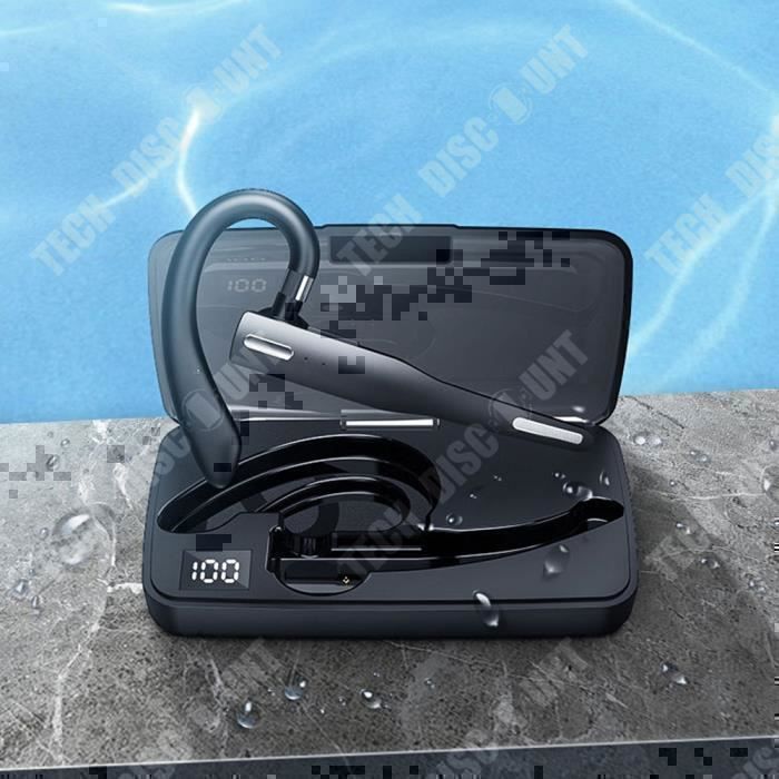 Auriculares Bluetooth - TD® - Modelo de 500 mAh - Resistentes al agua - Bluetooth 5.1 - Batería de larga duración