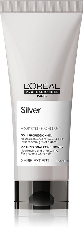 L'Oréal Professionnel Serie Expert sidabrinis šviesinantis kondicionierius žiliems plaukams
