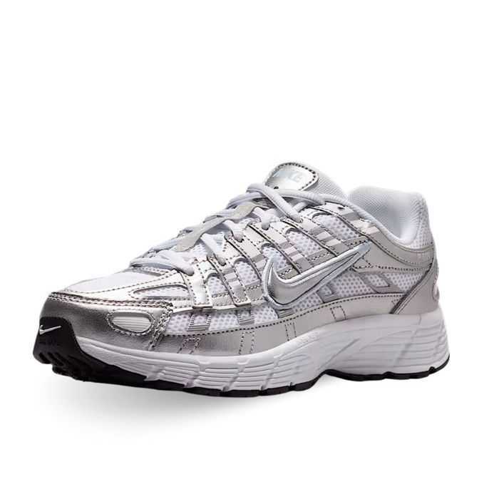 Zapatillas infantiles - NIKE - P-6000 (Bg) HV5064-101 - Blancas - Con cordones - Parte superior sintética