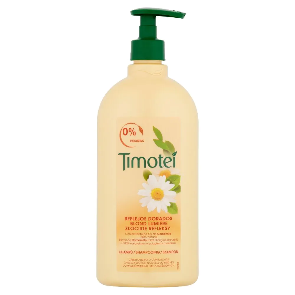 Timotei Golden Highlights (Camomile) Szampon do włosów z pompką