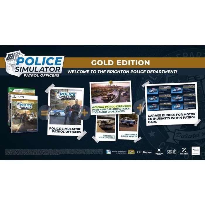 Police Simulator Patrol Officers - Jogo para Xbox Series X e Xbox One - Edição Gold
