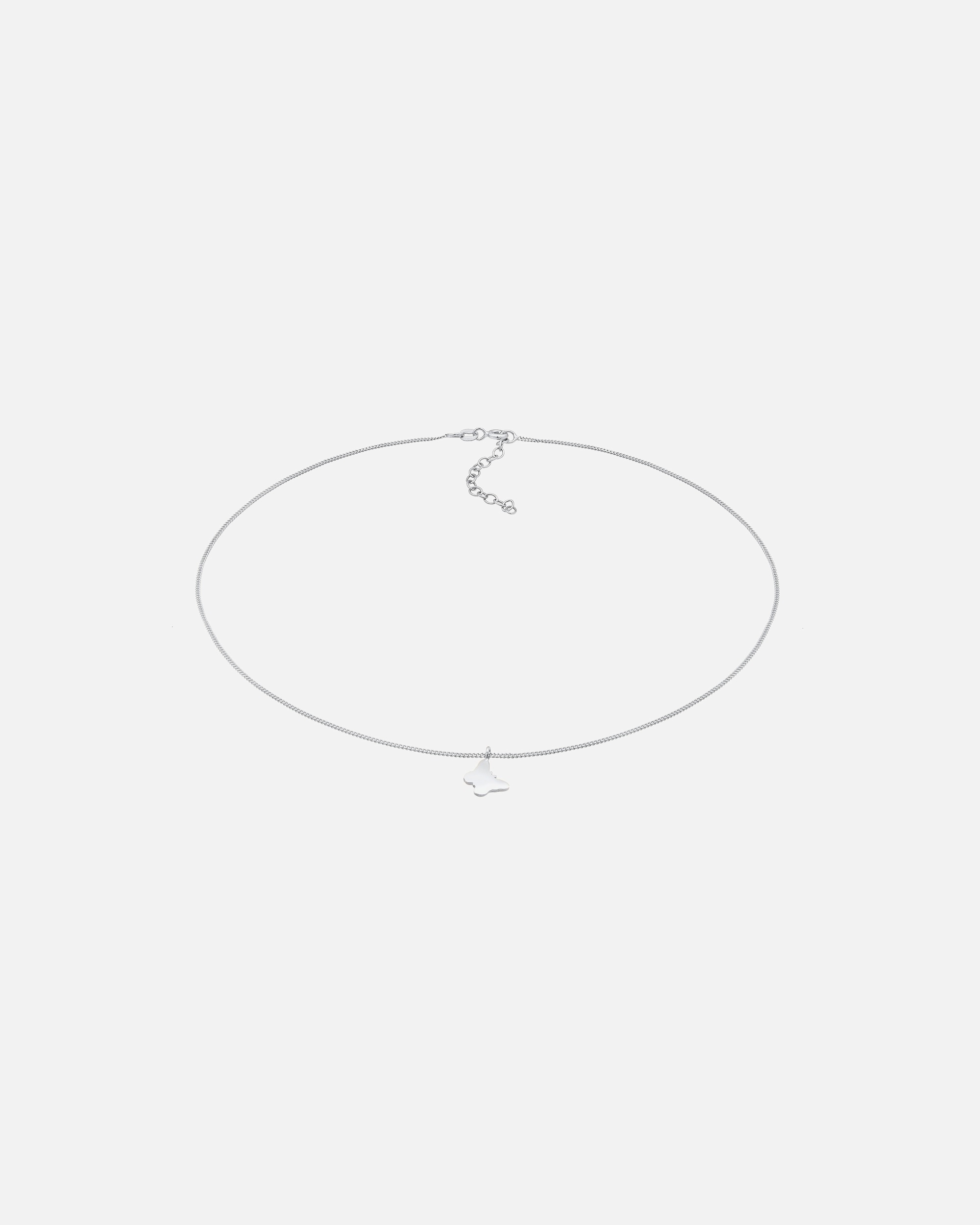 Elli Femmes choker papillon pendentif basique en argent sterling 925