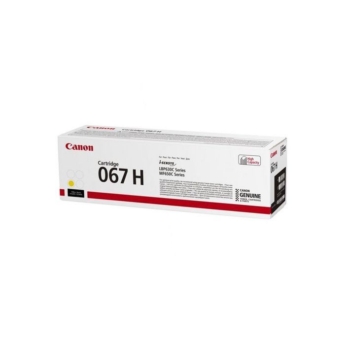 Cartuccia toner giallo Canon 067 H - 2350 pagine
