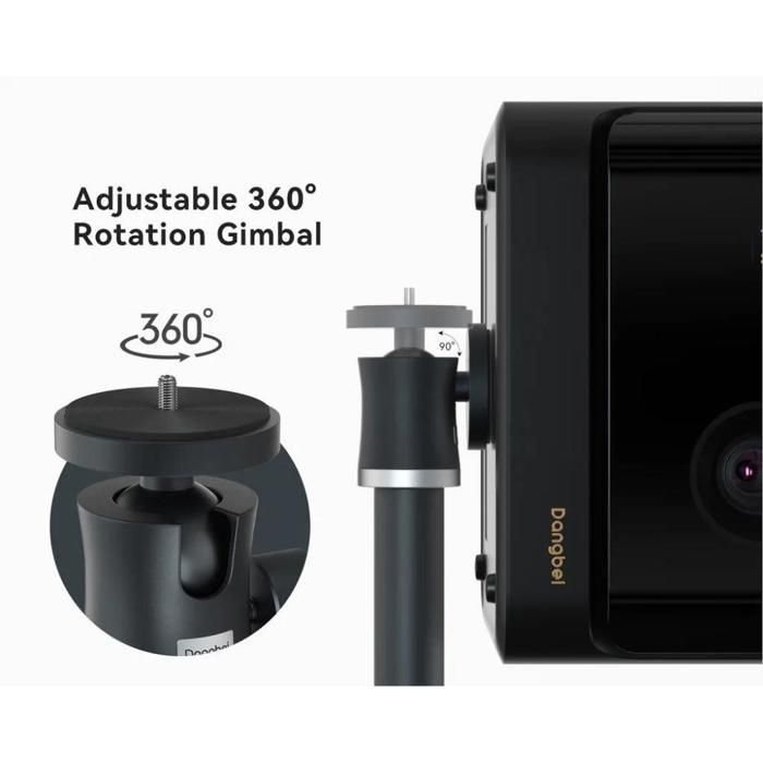 Projector mount - DANGBEI - 360° adjustable - Height 10 to 90 cm - Steel - Black