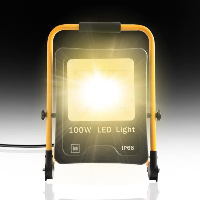 Außenfluter - LARS360 - 100 W - IP66 wasserdicht - Warmweiß - 8000 lm