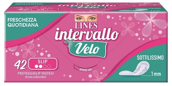 LINES Lines Velo lingerie, 42 stuks, dagelijkse frisheid.