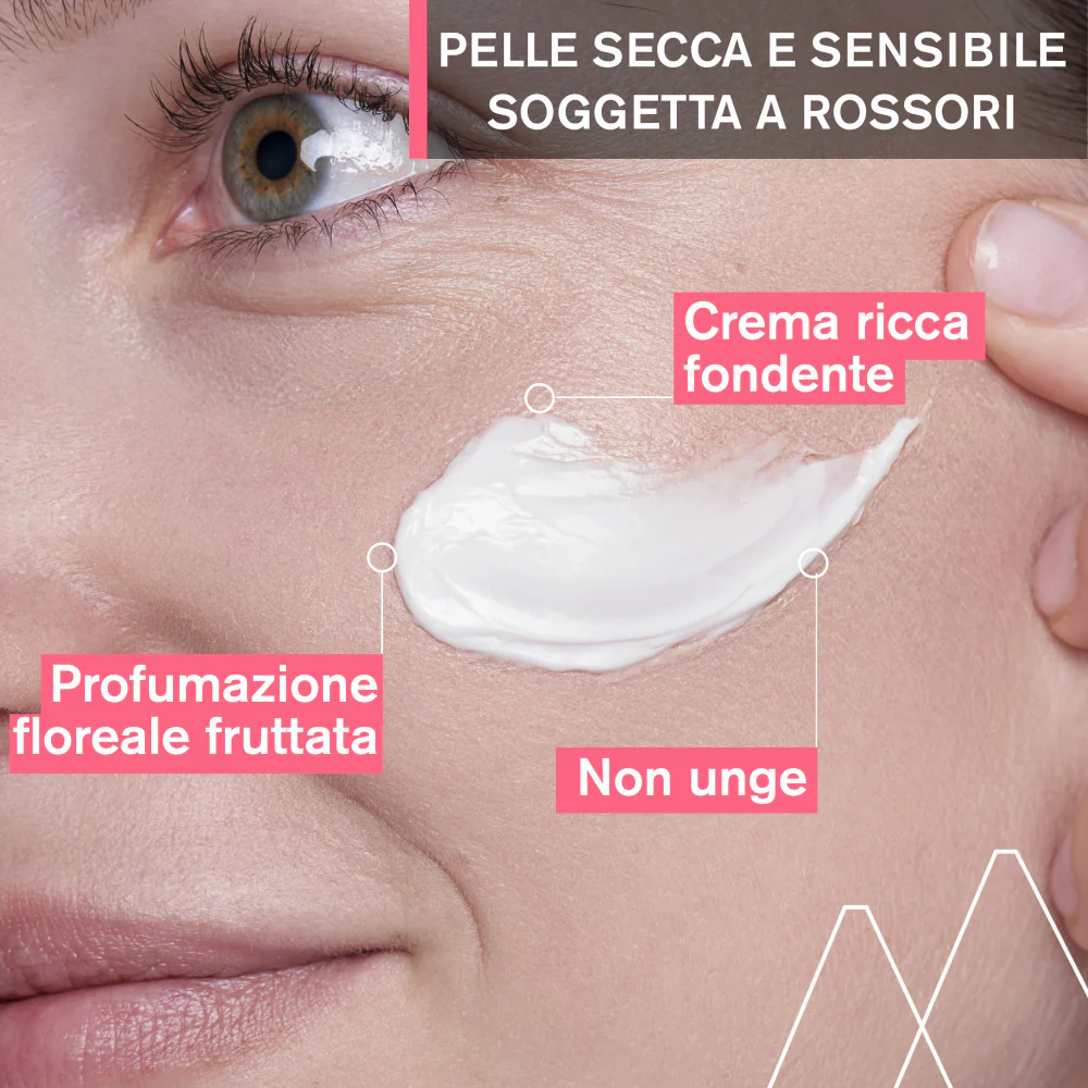 ROSÉLIANE Crema Ricca Anti-Rossori - Crema viso giorno lenitiva