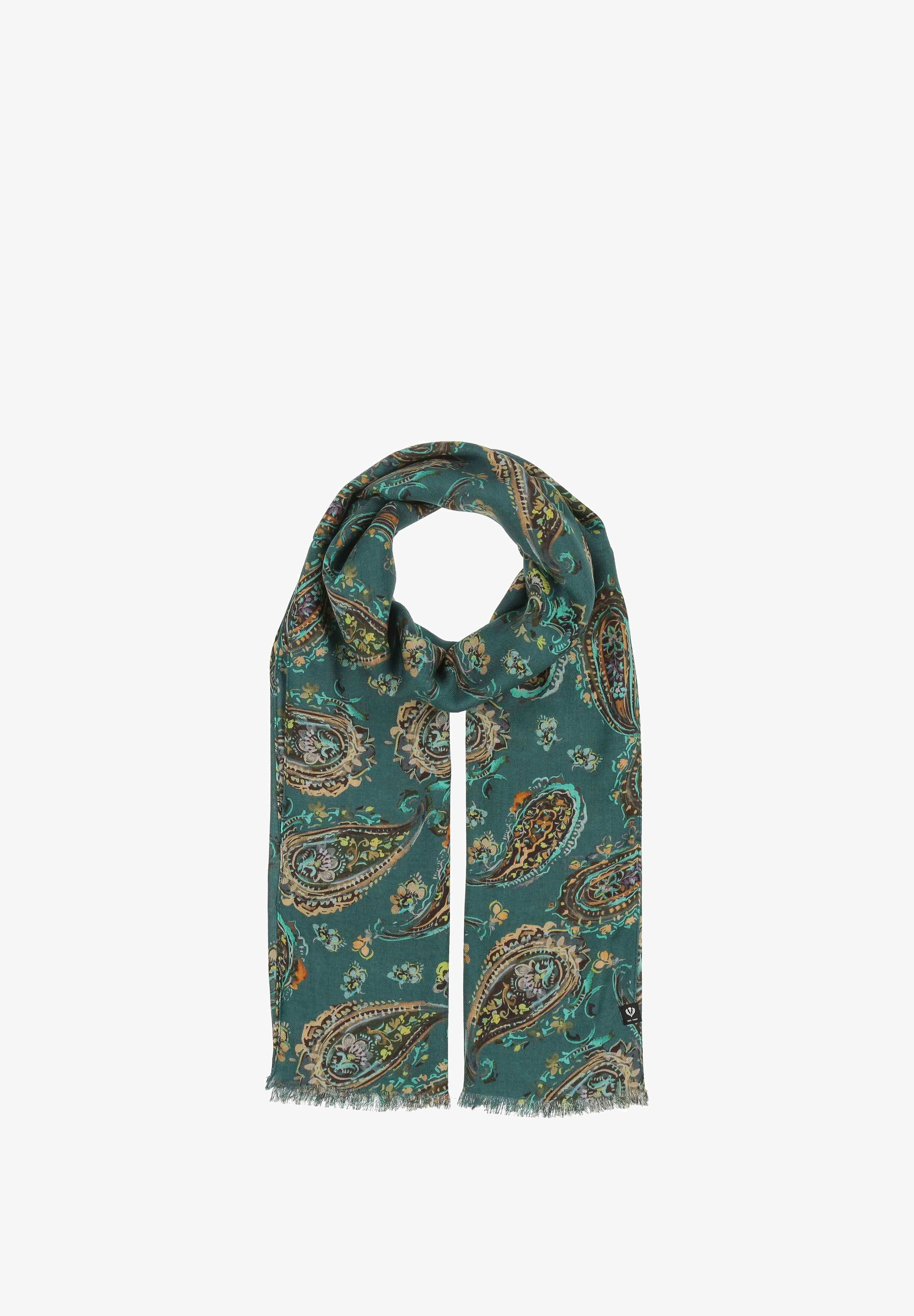 FRAAS PAISLEY - Sjaal - kristalblauwgroen