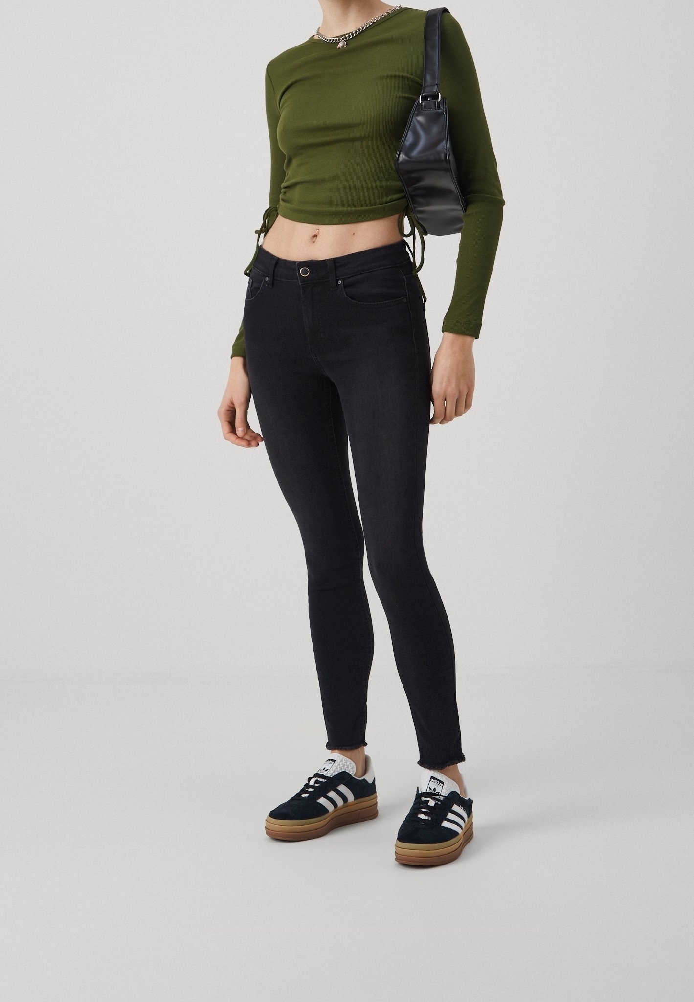 SOLO Jeans Skinny Fit - denim nero