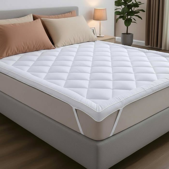 CATAVANA - Protetor de Colchão Confortável 160x200 cm - Microfibra Respirável, Hipoalergênico, Antiácaros - 800g - Antiderrapante