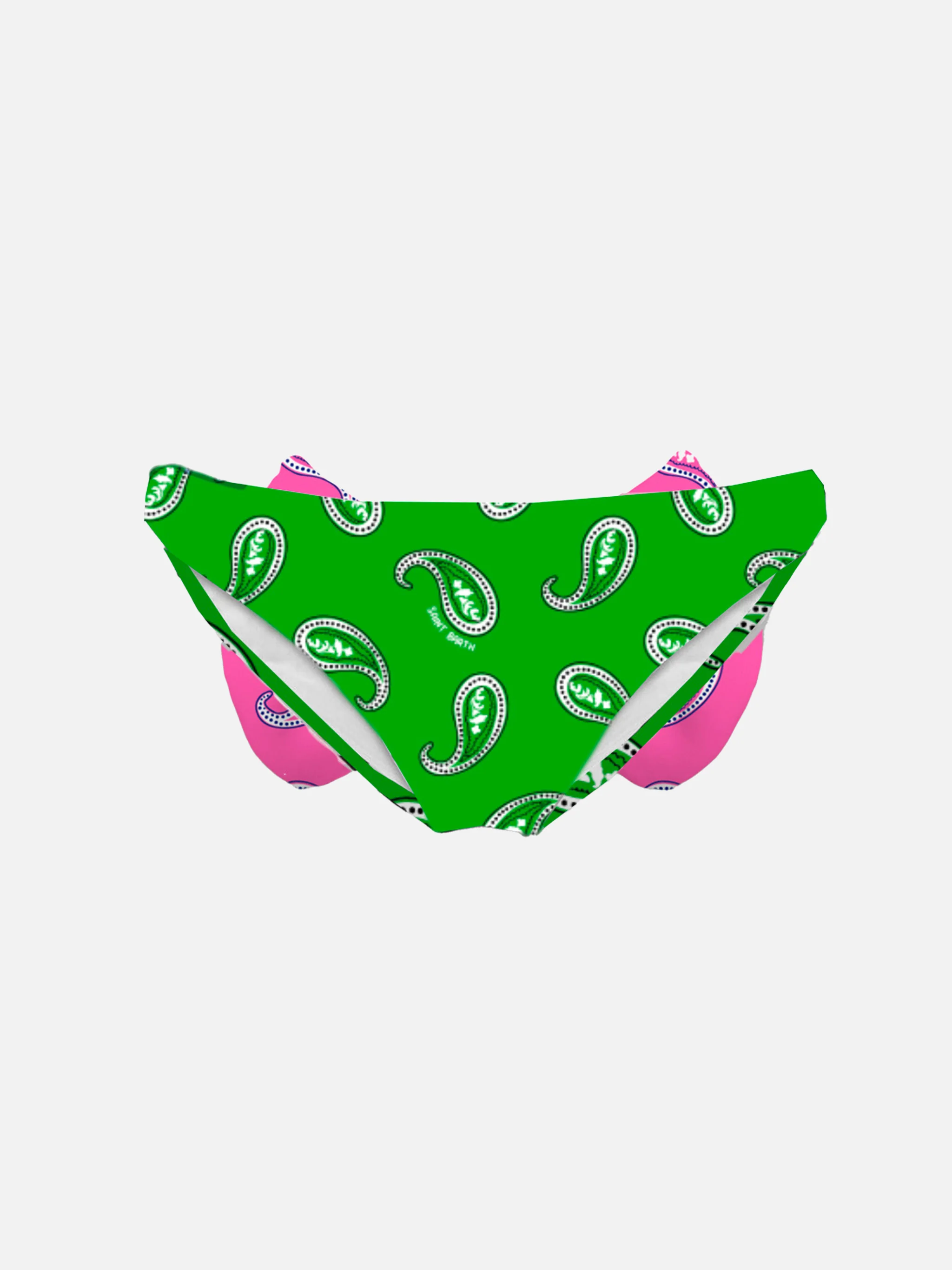 Braguitas de baño para niñas con estampado de cachemir