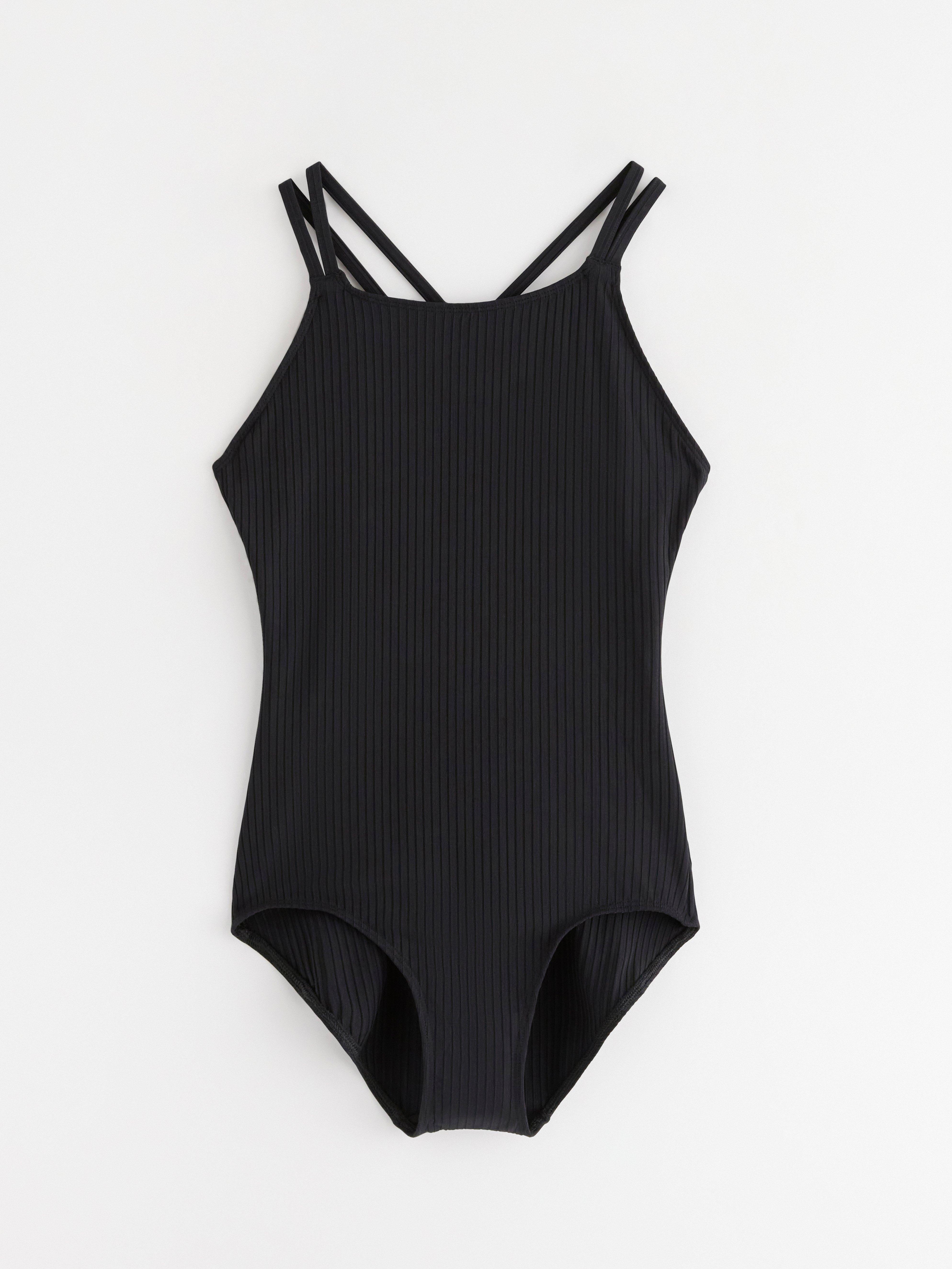 Maillot de bain côtelé noir