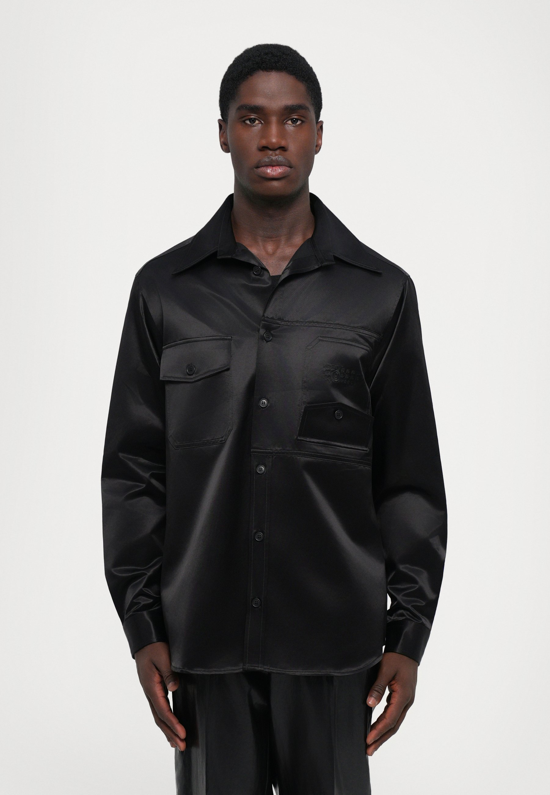 MM6 Maison Margiela Shirt met lange mouwen - zwart