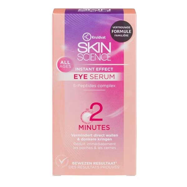 Kruidvat Skin Science serum za područje oko očiju s trenutnim djelovanjem 2,5 ml
