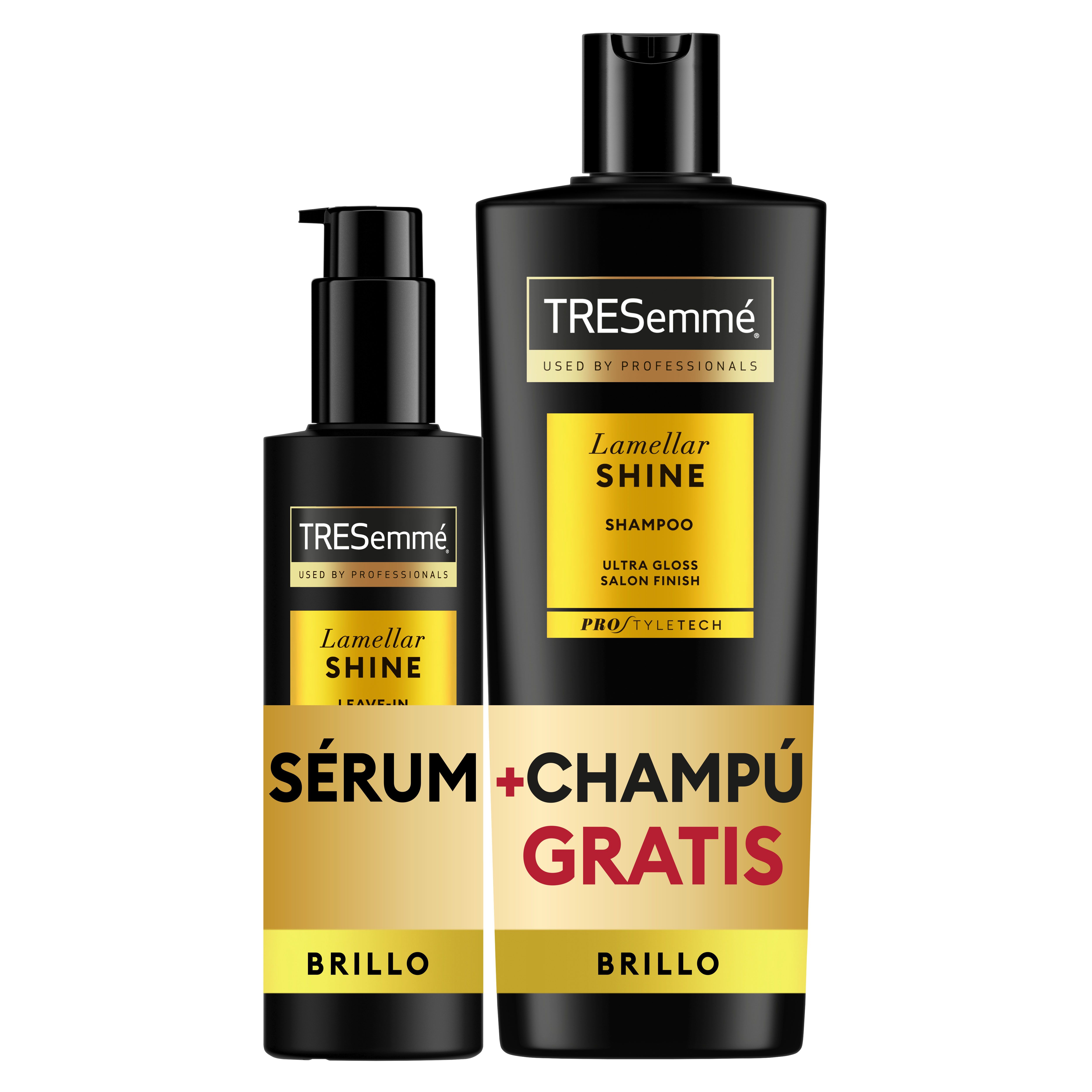„Lamellar Shine“ serumo šampūno rinkinys Šampūnai