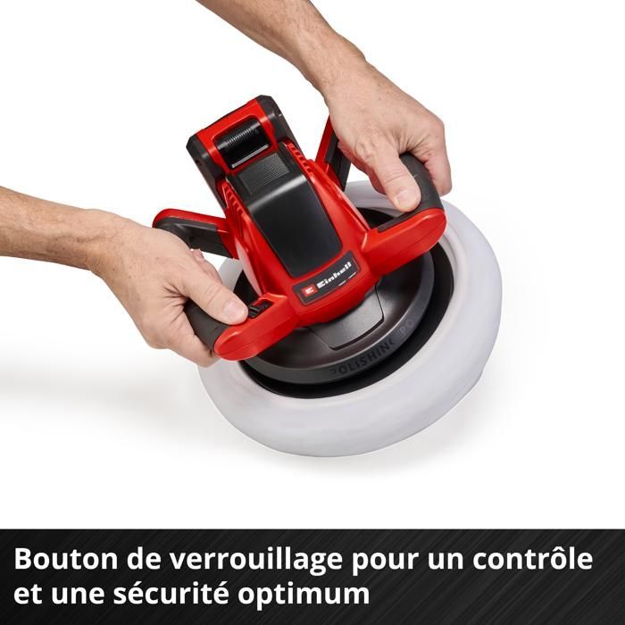 Einhell CE-CB 18/254 Li Cordless Polisher - Solo PXC (18V, 254mm Polishing Disc) Supplied without Battery or Charger
