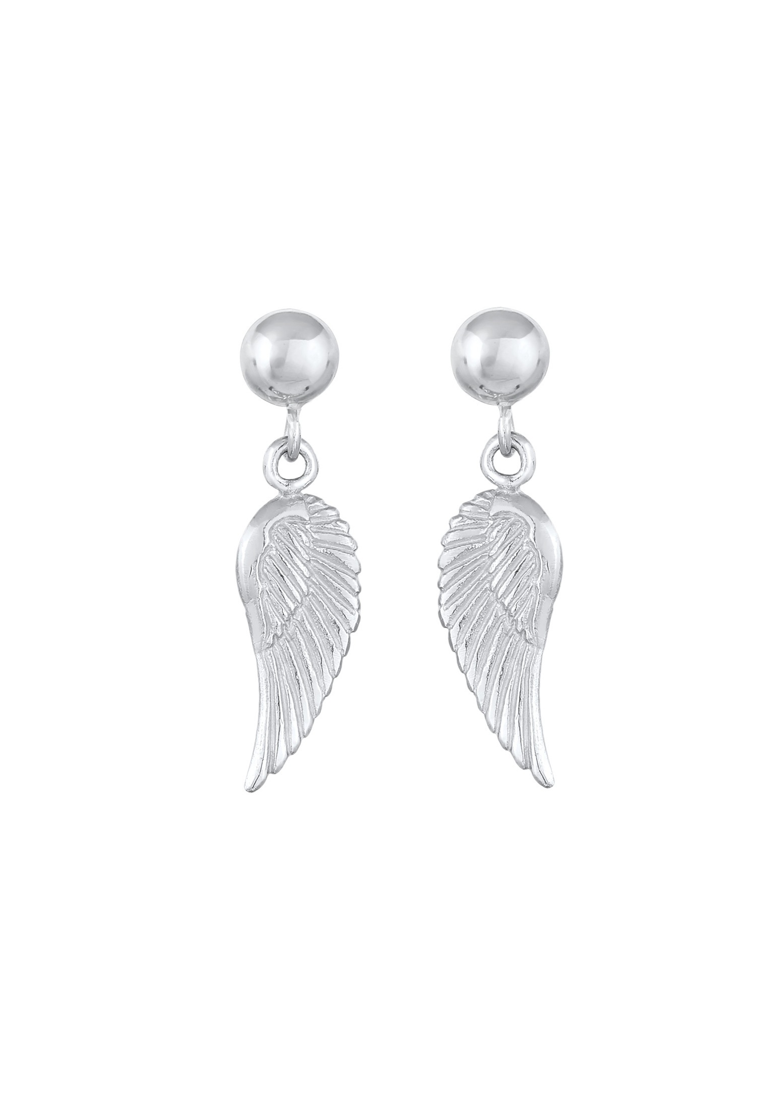 Elli Femmes pendentif d'ailes ange gardien basique en argent sterling 925
