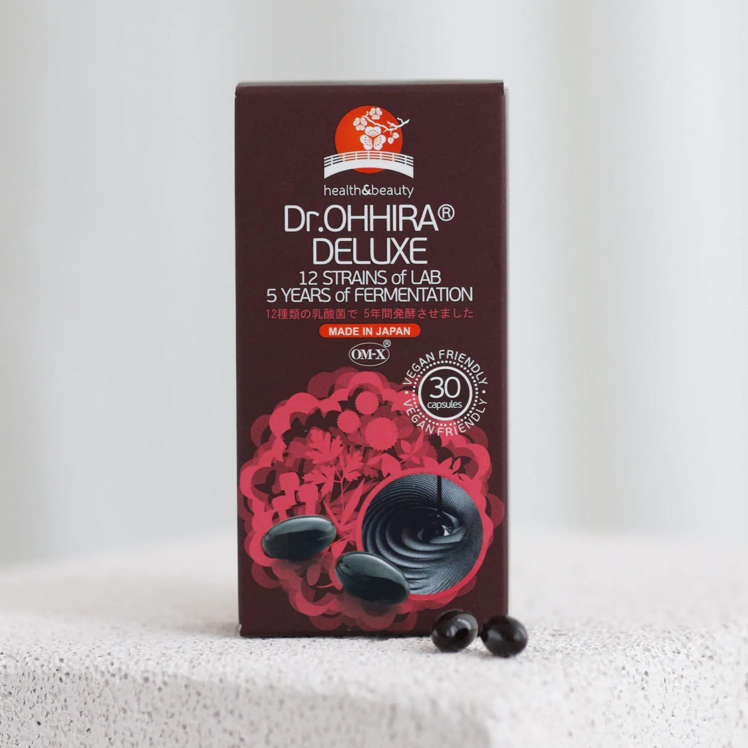Dr.Ohhira 12 Szczepów Bakterii Kwasu Mlekowego Deluxe, Kapsułki