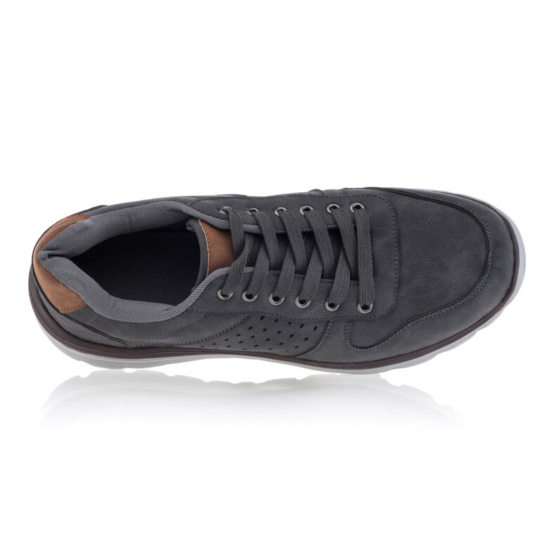 Graue Herren-Komfortschuhe