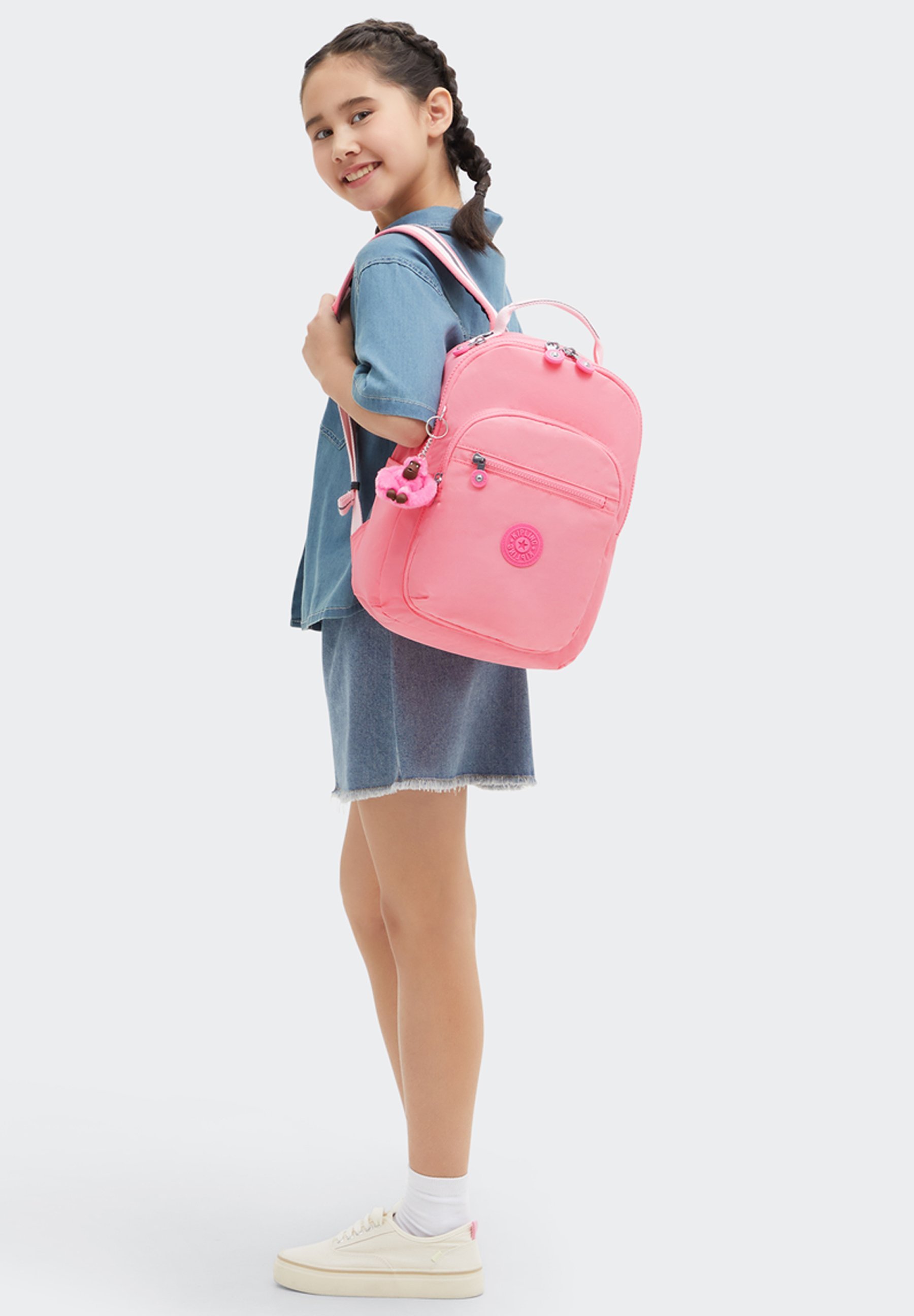 Kipling SEOUL S BTS - Schultasche - Korallenmeer
