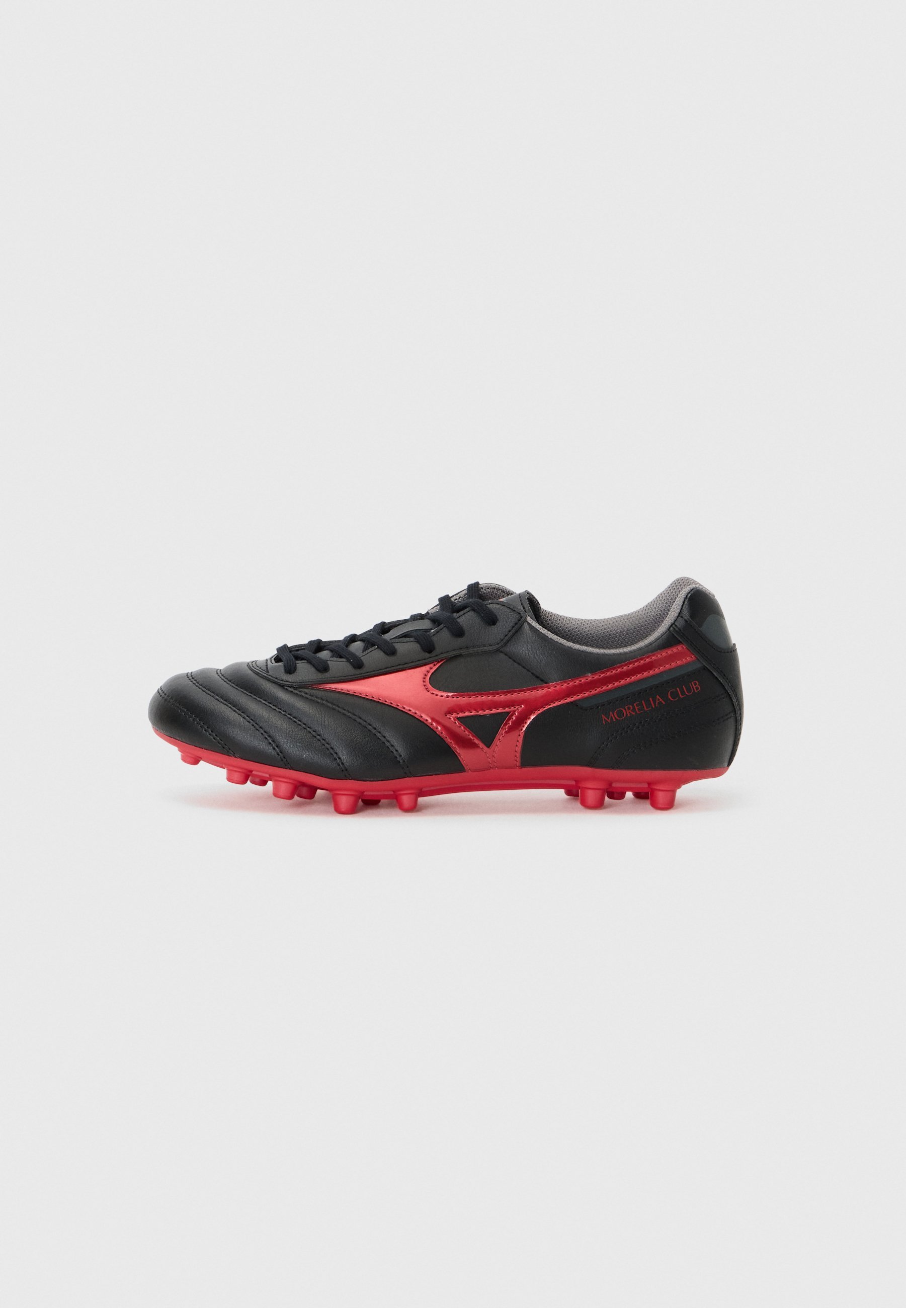 Mizuno MORELIA II CLUB UNISEX - Scarpe da calcio per terreni compatti - nero/rosso/sabbia nera
