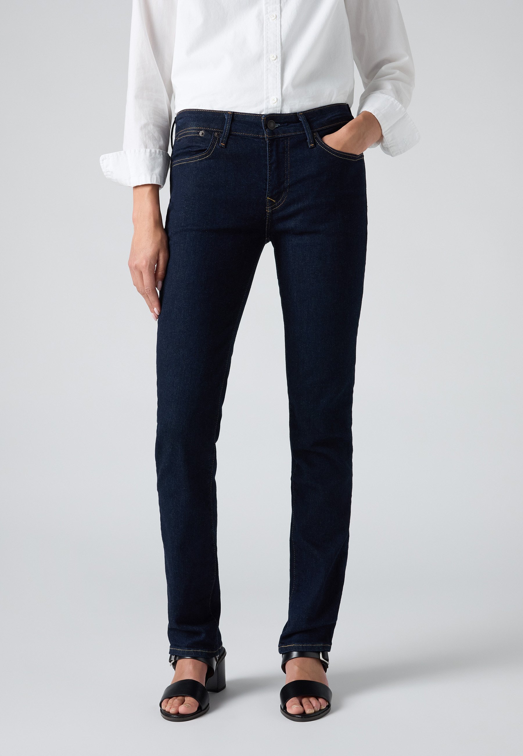 Levi's® 712™ SLIM WELT POCKET - Slim fit jeans - blauwe wave wash