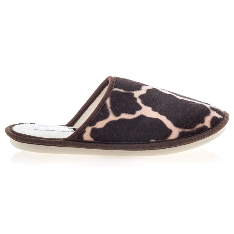 Pantuflas marrones para mujer
