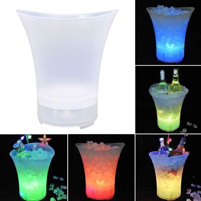 Rafraichisseur vin - KTV - Bluetooth - Changement de couleur - Lumière LED - 20 cm