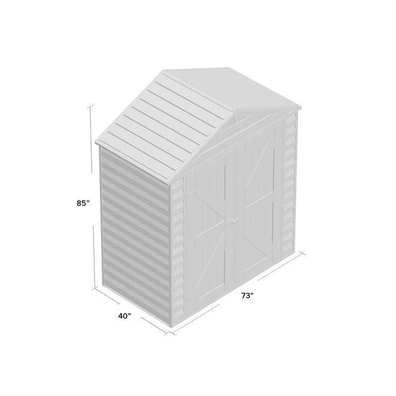 Takvindu 1,8 m bredt x 90 cm dypt plastbod