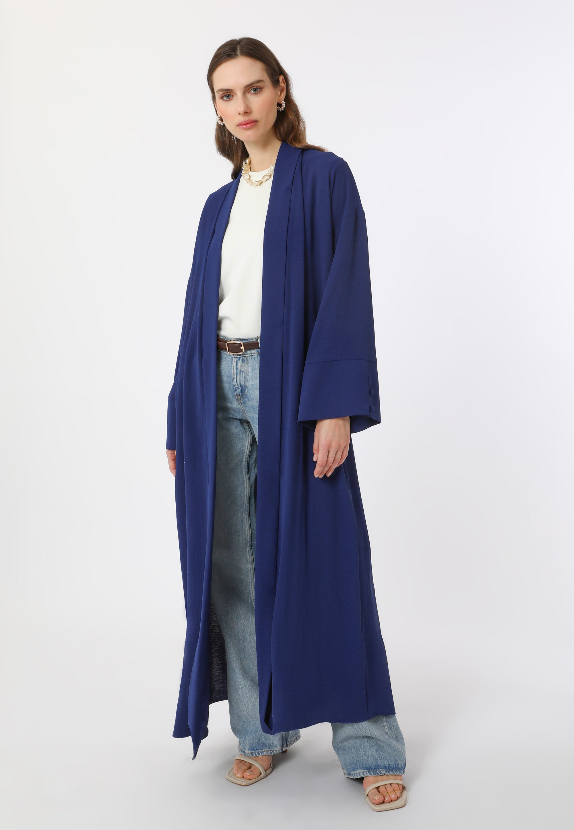 Modanisa ABAYA REFKA - Klassieke jas - blauw