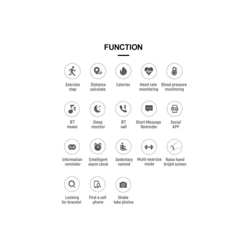 Smartek Smartwatch mit Anruffunktion und Bluetooth