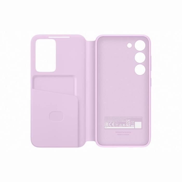 Etui Smart View SAMSUNG porte-carte S23 Lavande