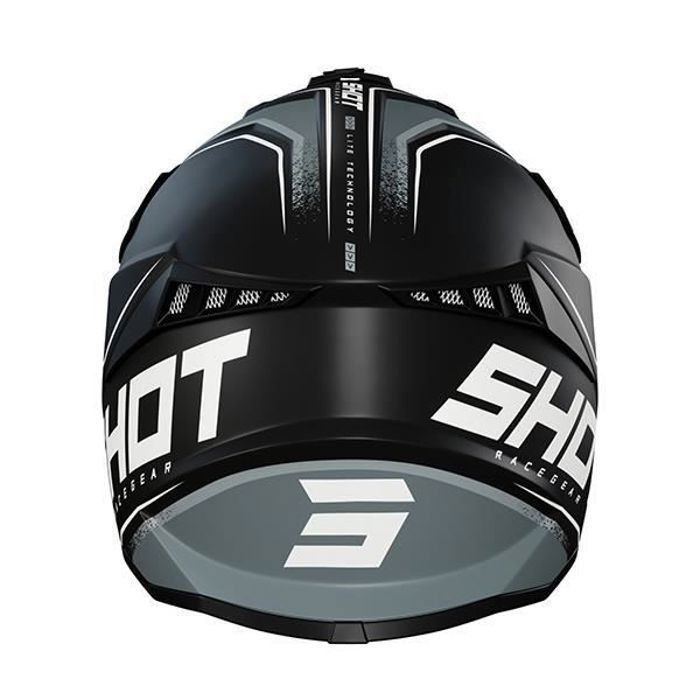 Casque Shot Lite Prism Black White Matt