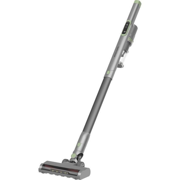 Aspirateur Balai avec base de vidange - ARTHUR MARTIN - AMAB148 – 200 W – 40 min d’autonomie – 80 AW - Gris