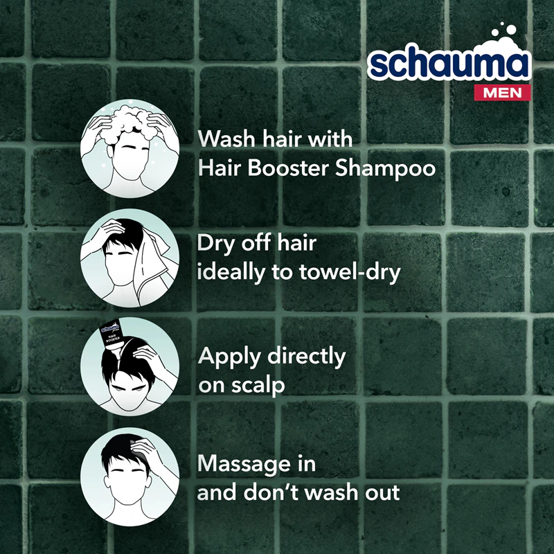 Schwarzkopf Schauma Hair Booster kofeinové tonikum pro slabé a padající vlasy