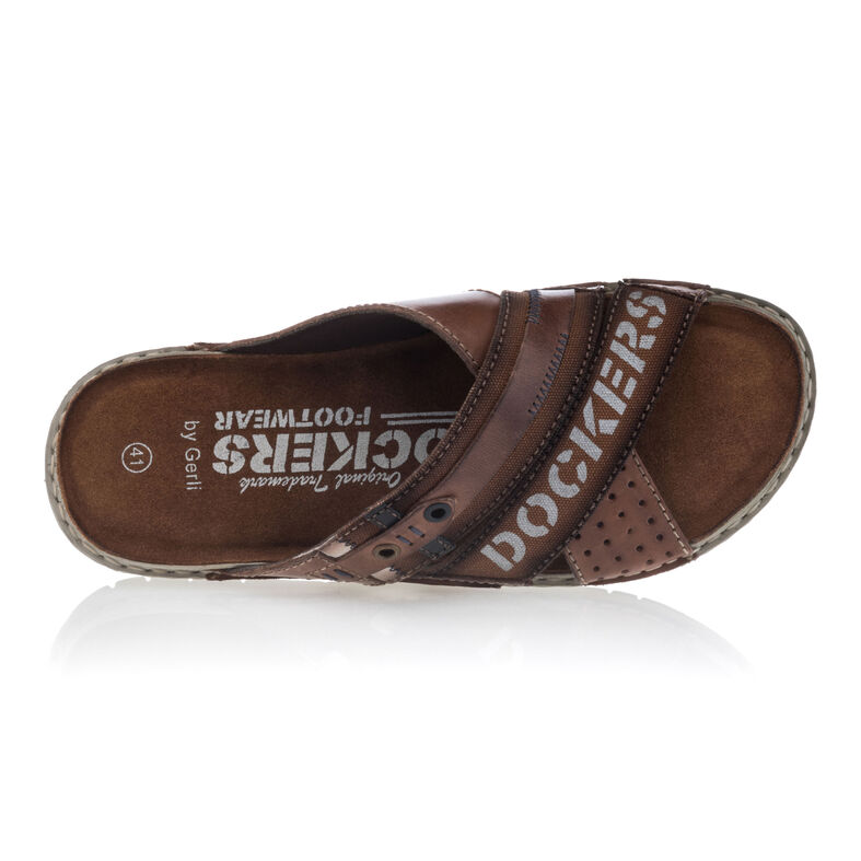  Sandálias masculinas marrons / Sapatos de bico aberto