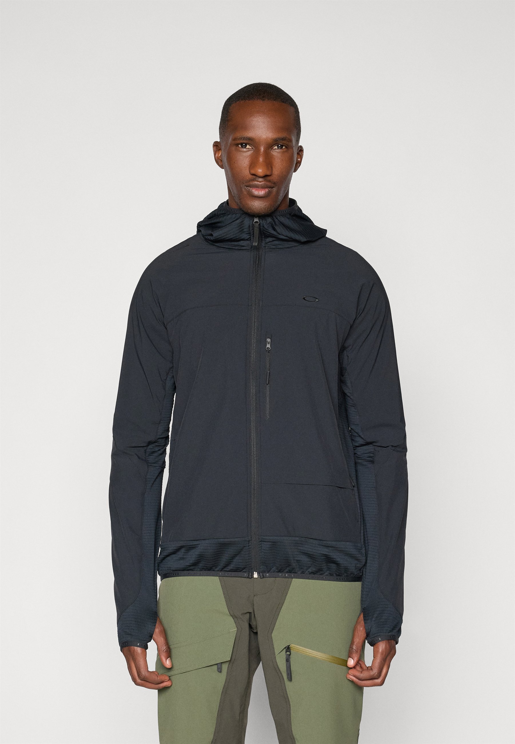 Sweat à capuche zippé Oakley BOWLS - Veste d'extérieur - Noir intégral