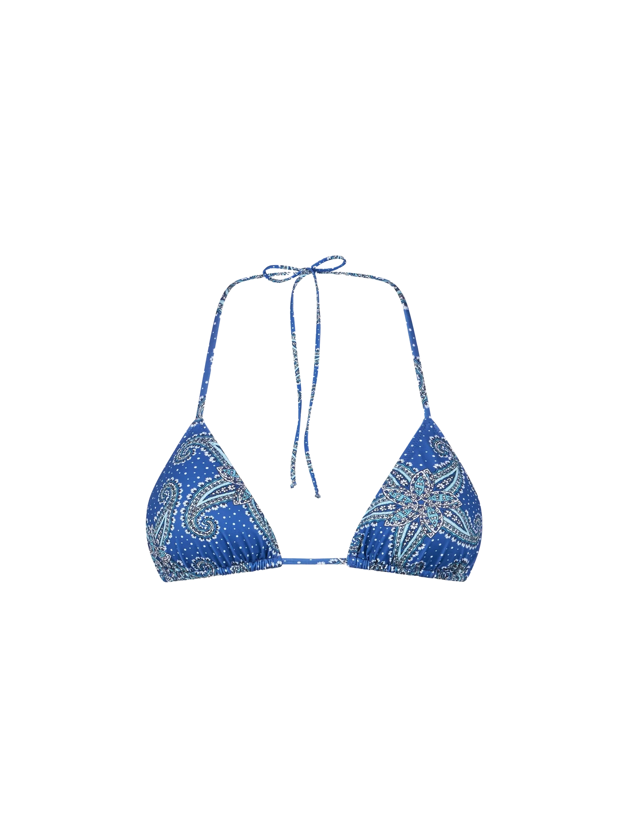 Dames triangelbikinitopje met paisley sterrenprint