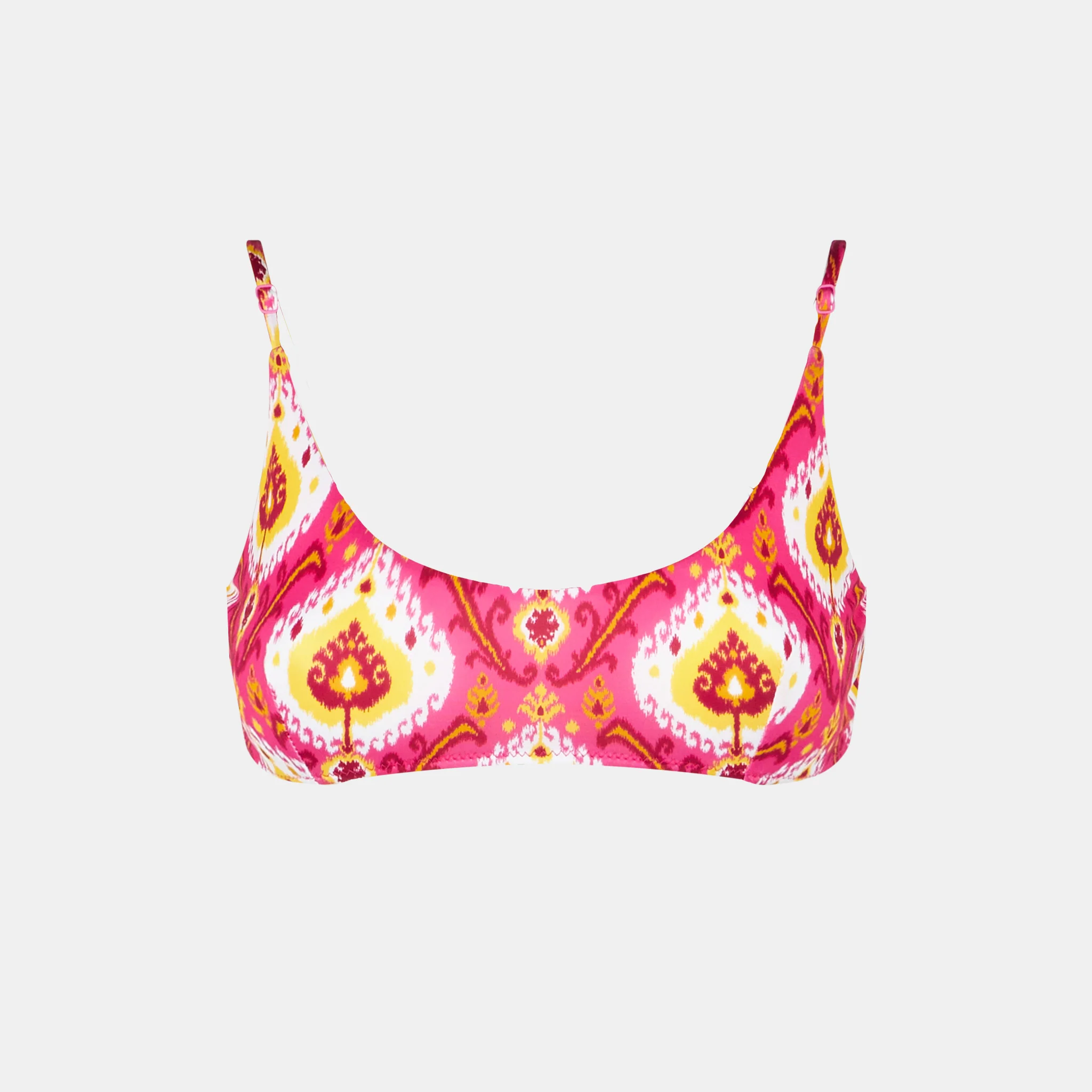 Disfraz bralette donna con stampa ikat